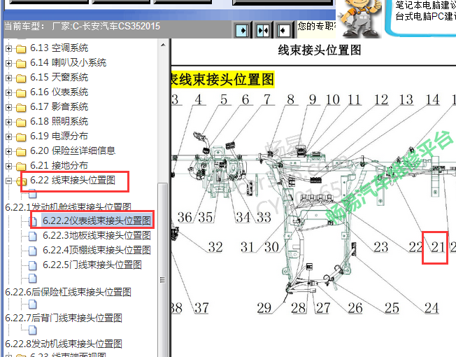 2015年长安CS35网关位置
