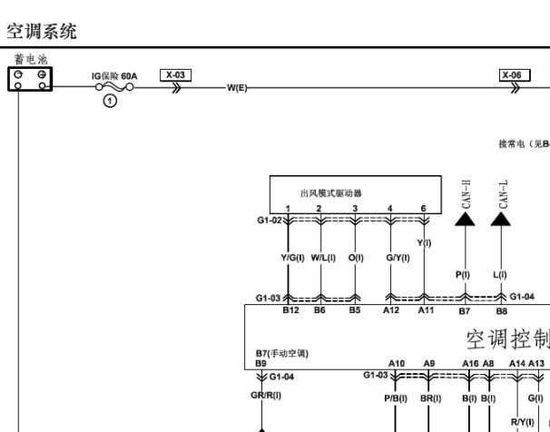 2016年海马M6空调电路图