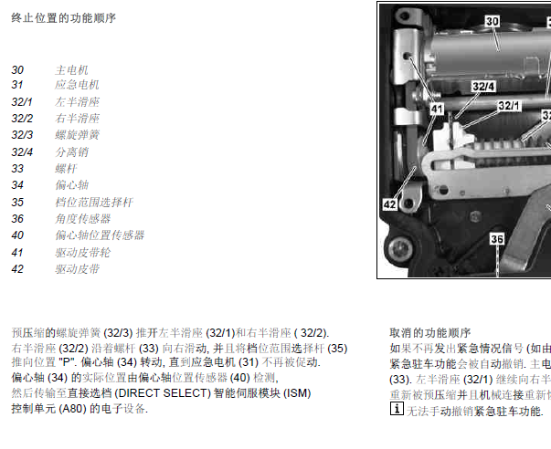 奔驰V260应急P挡资料