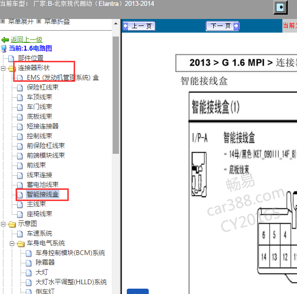 2013-2014年先到朗动智能盒针脚