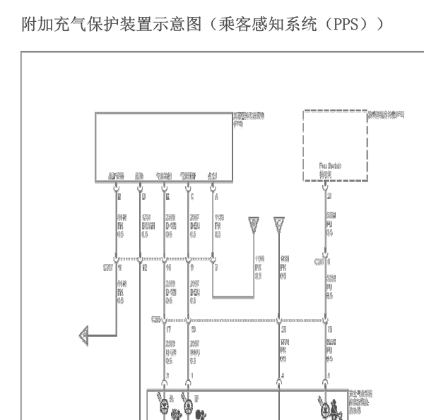 2007年赛威SLS乘客感知模块电路图