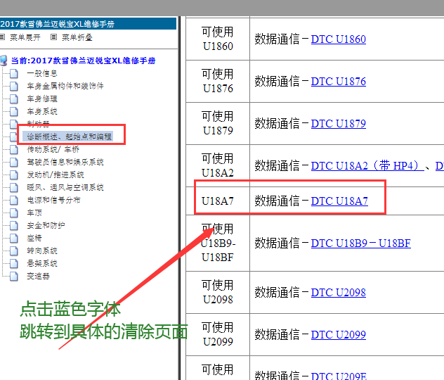 2017年雪佛兰迈锐宝XL故障码资料