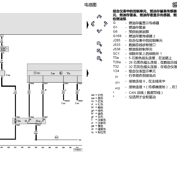 奥迪A6 BPJ发动机电路图