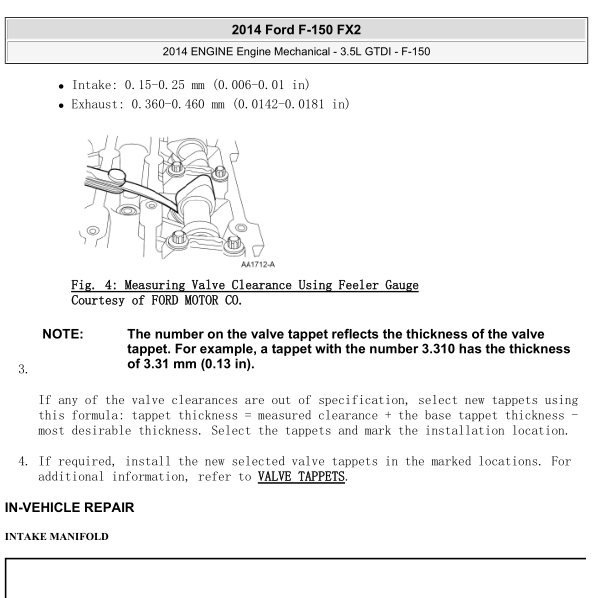 2014年福特F150发动机维修手册
