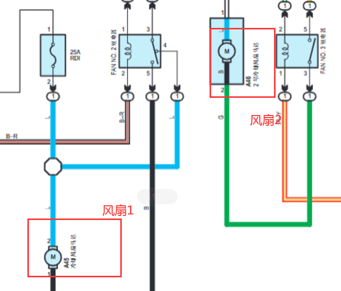 斯巴鲁BRZ风扇电路图