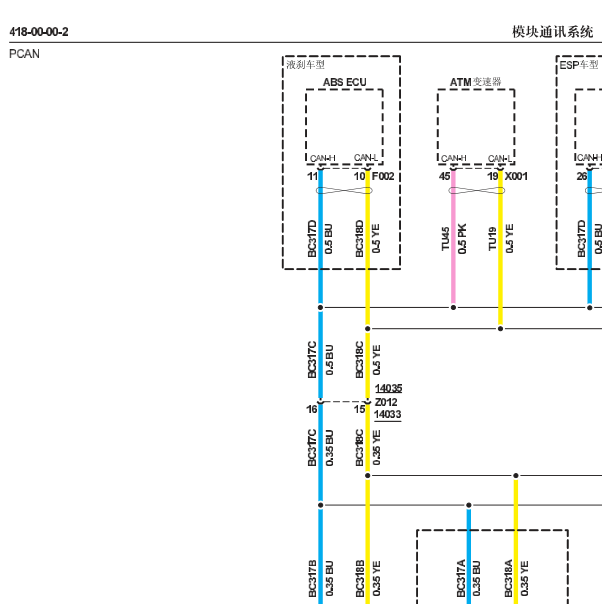 江铃凯运网络电路图