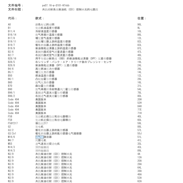奔驰ML350节气门线路图