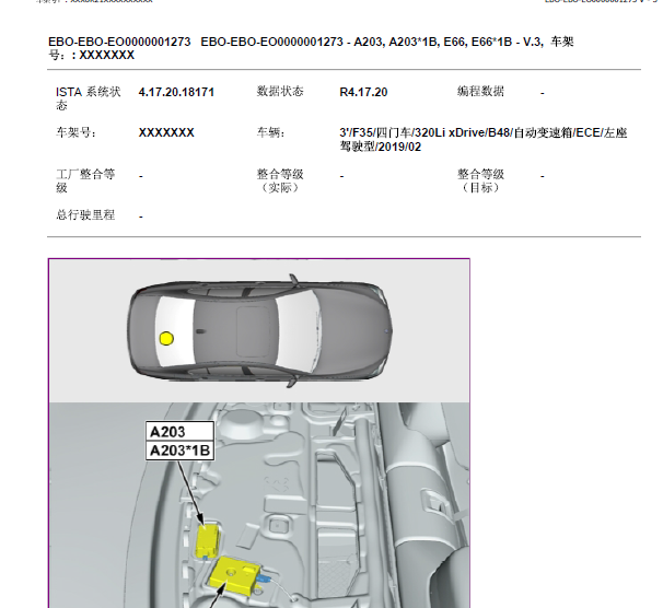 2019年宝马3系全车所有天线位置图