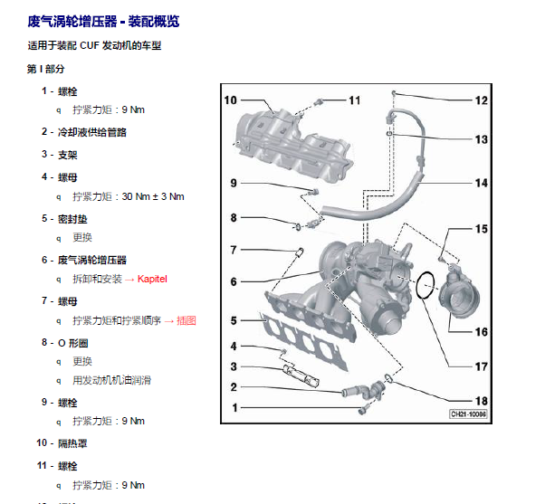 2017年斯柯达速派增压和冷却系统资料