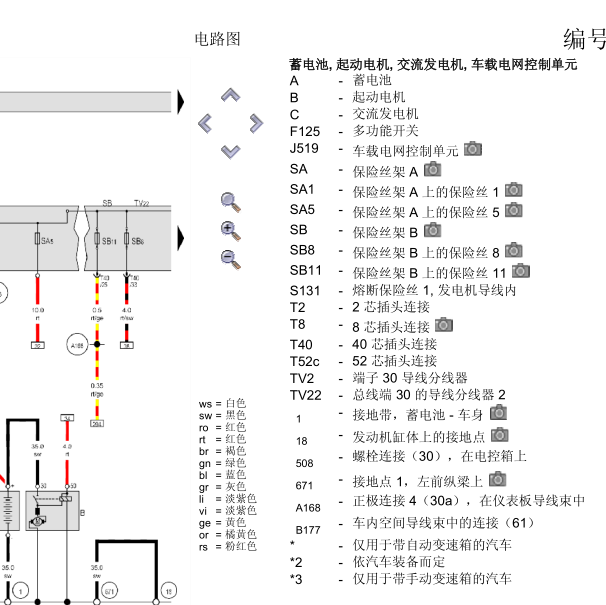 2012年大众 CLJ发动机电路图