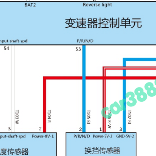 2019年长城F5变速箱电路图