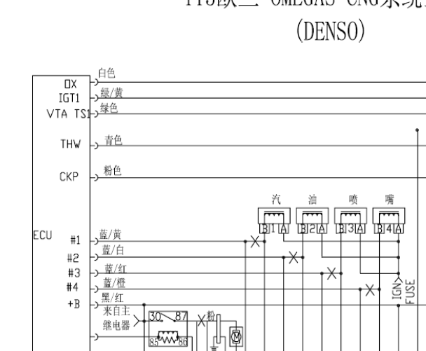 铃木天语天然气电路图