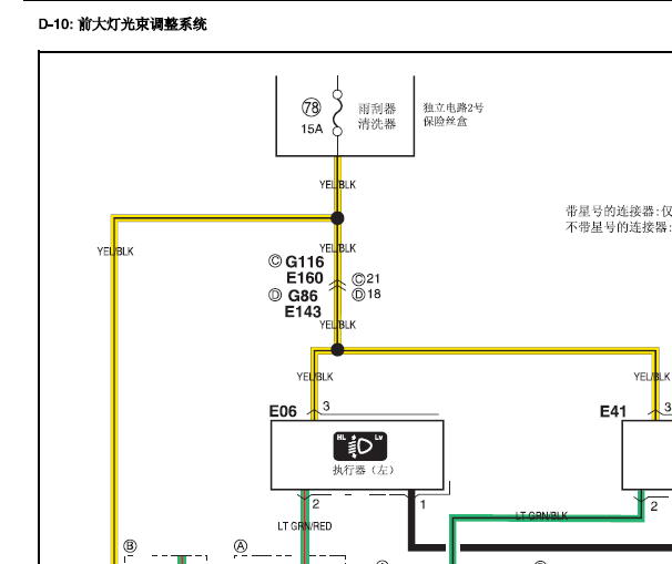 铃木吉姆尼大灯调整电路图