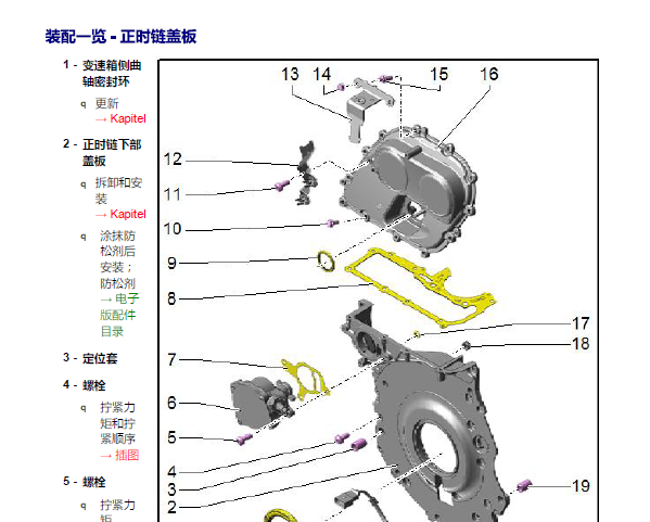 2017年奥迪TT发动机正时