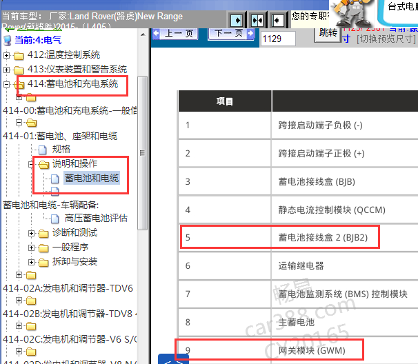 2015年路虎揽胜网关位置