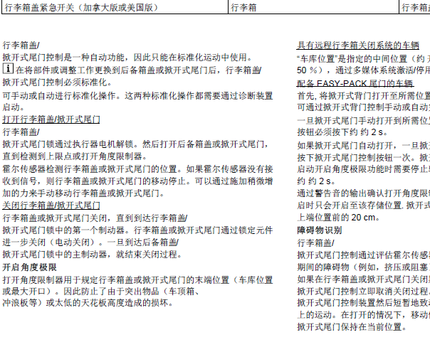 2007年奔驰R350尾门相关资料