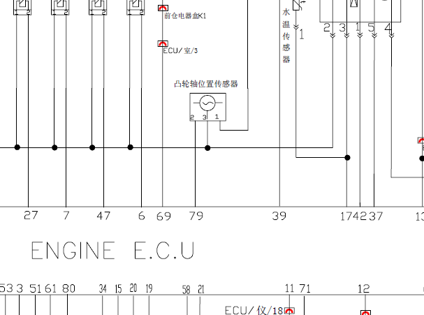 奇瑞SQR481F发动机电路图