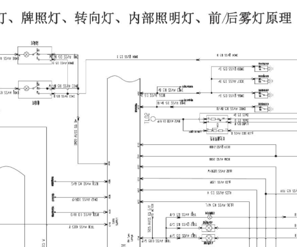 2013年长安欧力威灯光电路图
