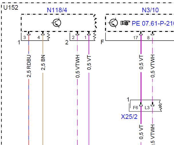 2006年奔驰ML350汽油泵电路图