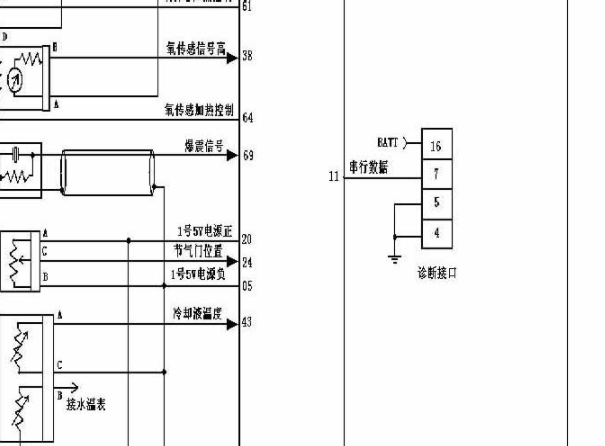 长安奔奔发动机电路图