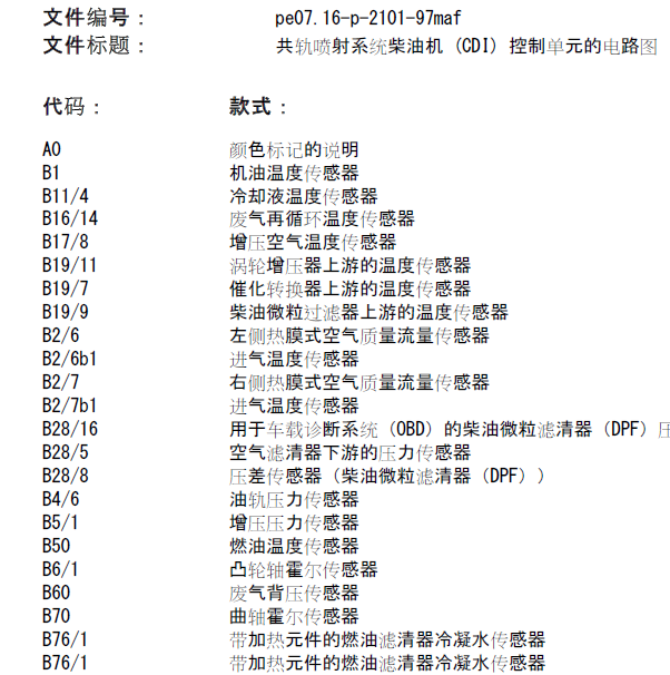 2012年奔驰GL350 发动机电路图