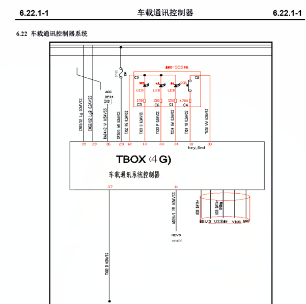 2017年长安逸动PHEV通讯电路图