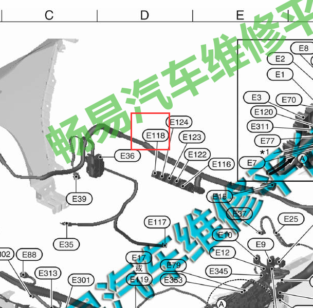2016年日产天籁高压油泵继电器位置
