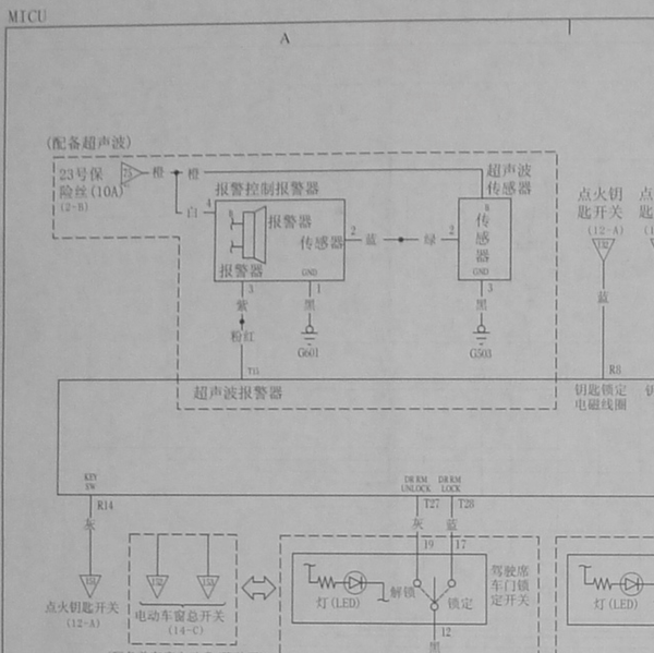 本田CR-V多路控制系统电路图