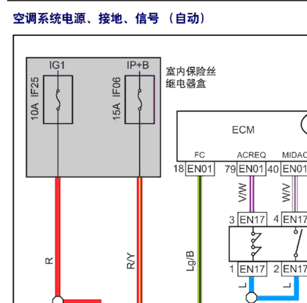 2013年吉利英伦SX7自动空调电路图