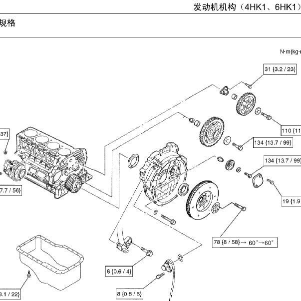 五十铃4HK1发动机维修手册