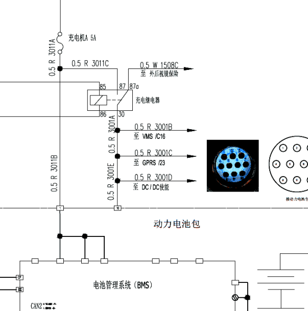 2016年知豆D2充电电路图