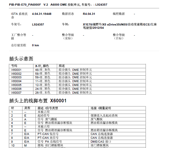 2012年宝马X5发动机资料