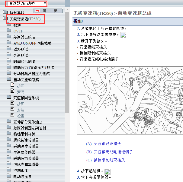 2013年斯巴鲁森林人 CVT变速箱维修手册.
