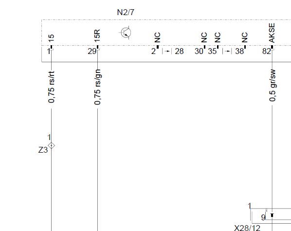 2003年奔驰S350气囊电路图