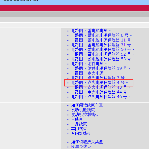 2011年天籁4号保险电路图