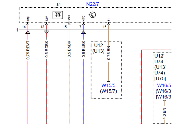 2010年奔驰GLK300空调电路图和保险丝资料