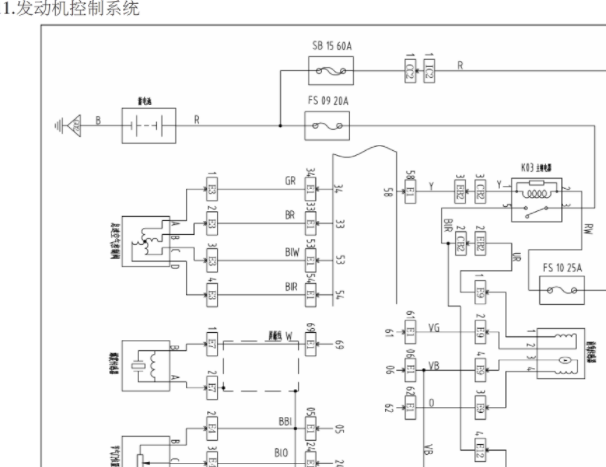 力帆丰顺发动机电路图