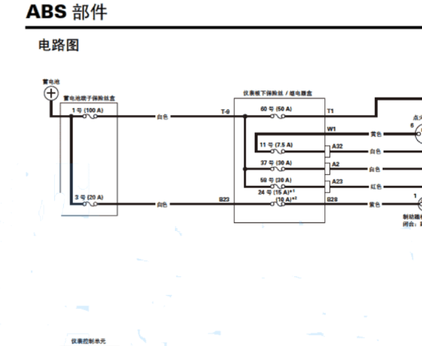 2007年本田思迪ABS线路图