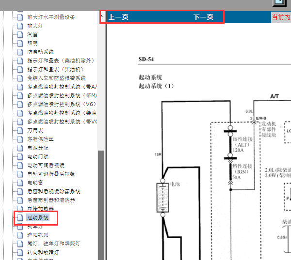 2011年华泰圣达菲起动线路和防盗线路