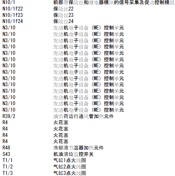 奔驰E260点火线圈电路图
