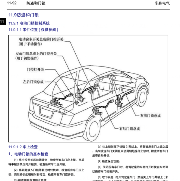 吉利英伦sc7门锁位置资料