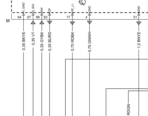 14年奔驰B180电子节温器线路图