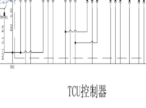 2014-2015年长安奔奔变速箱电路图