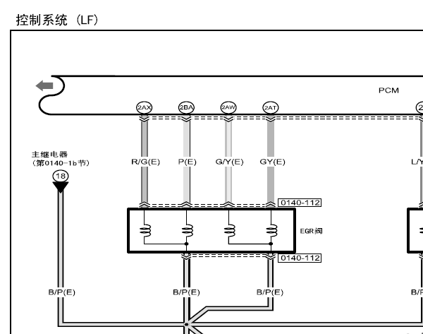 马自达LF发动机电路图