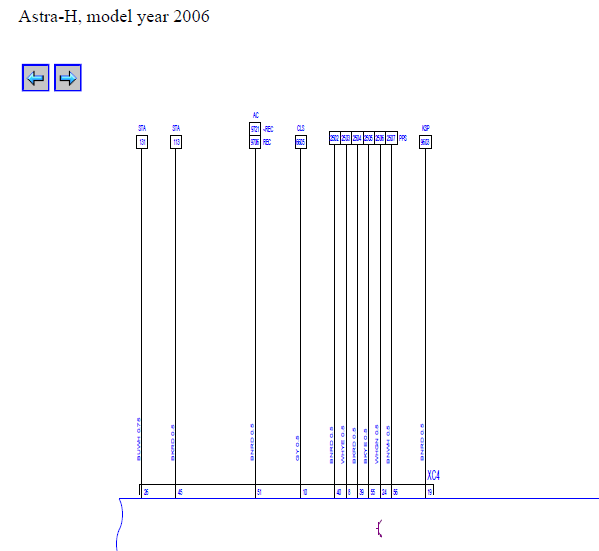 2006年欧宝雅特1.8升发动机电路图和电脑针脚图