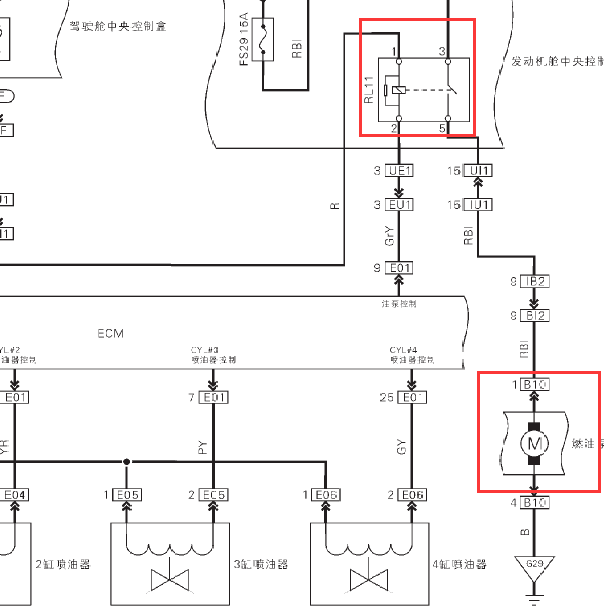 力帆479Q发动机电路图