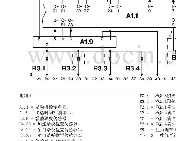 4JB1发动机电路图