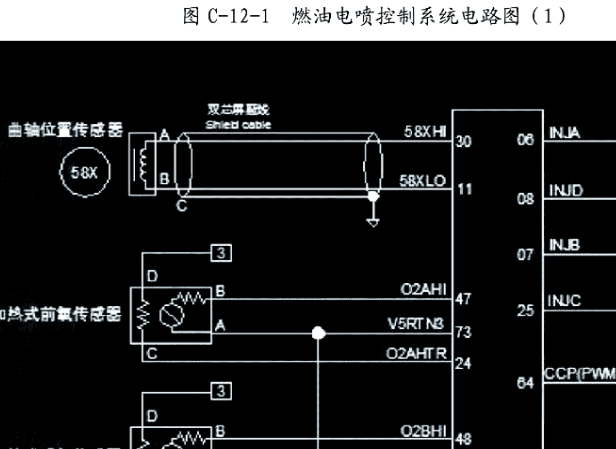 2016年华泰圣达菲动机电子系统电路图[