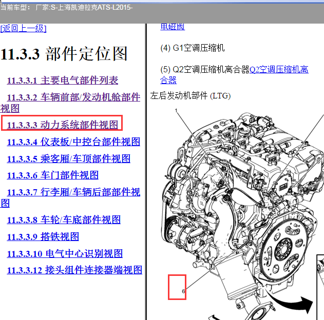 2015年凯迪拉克ATS 机油压力电磁阀位置