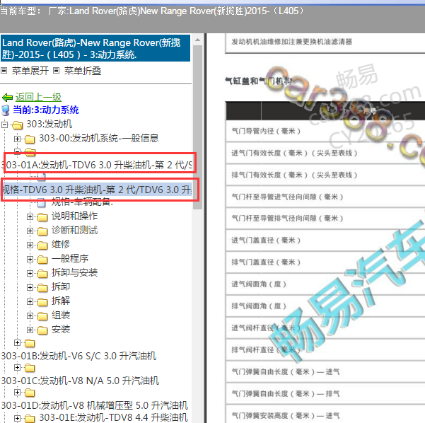 2015年揽胜发动机相关数据